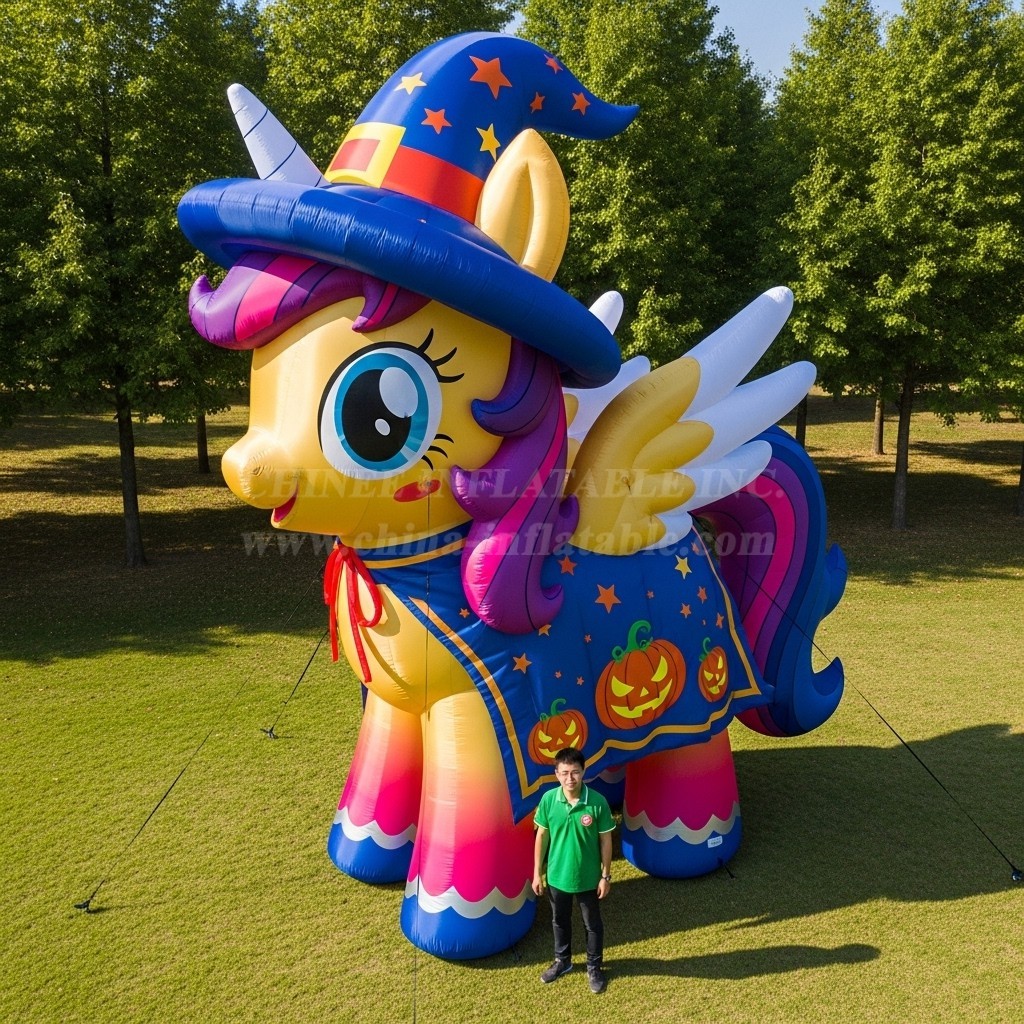 Cartoon3-365 Halloween Unicorn Inflatable Cartoons