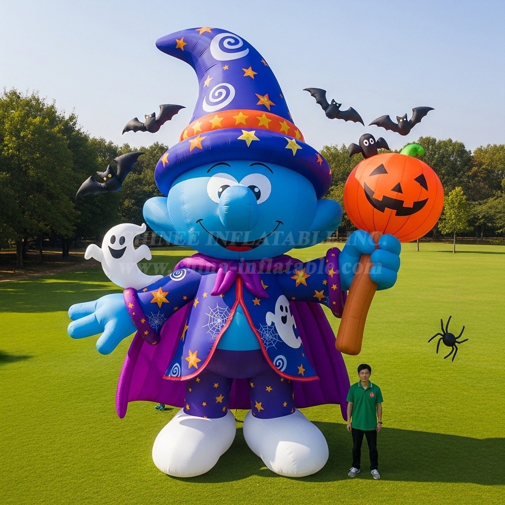 Cartoon3-371 Halloween Wizard Inflatable Cartoons
