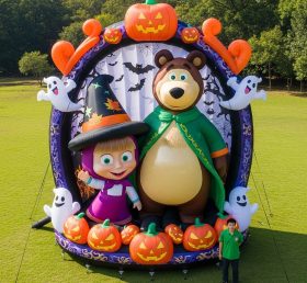 Cartoon3-373 Masha and The Bear Halloween Inflatable Cartoons