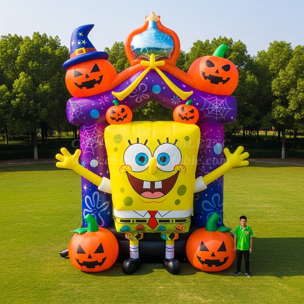 Cartoon3-381 SpongeBob Halloween Inflatable Cartoons