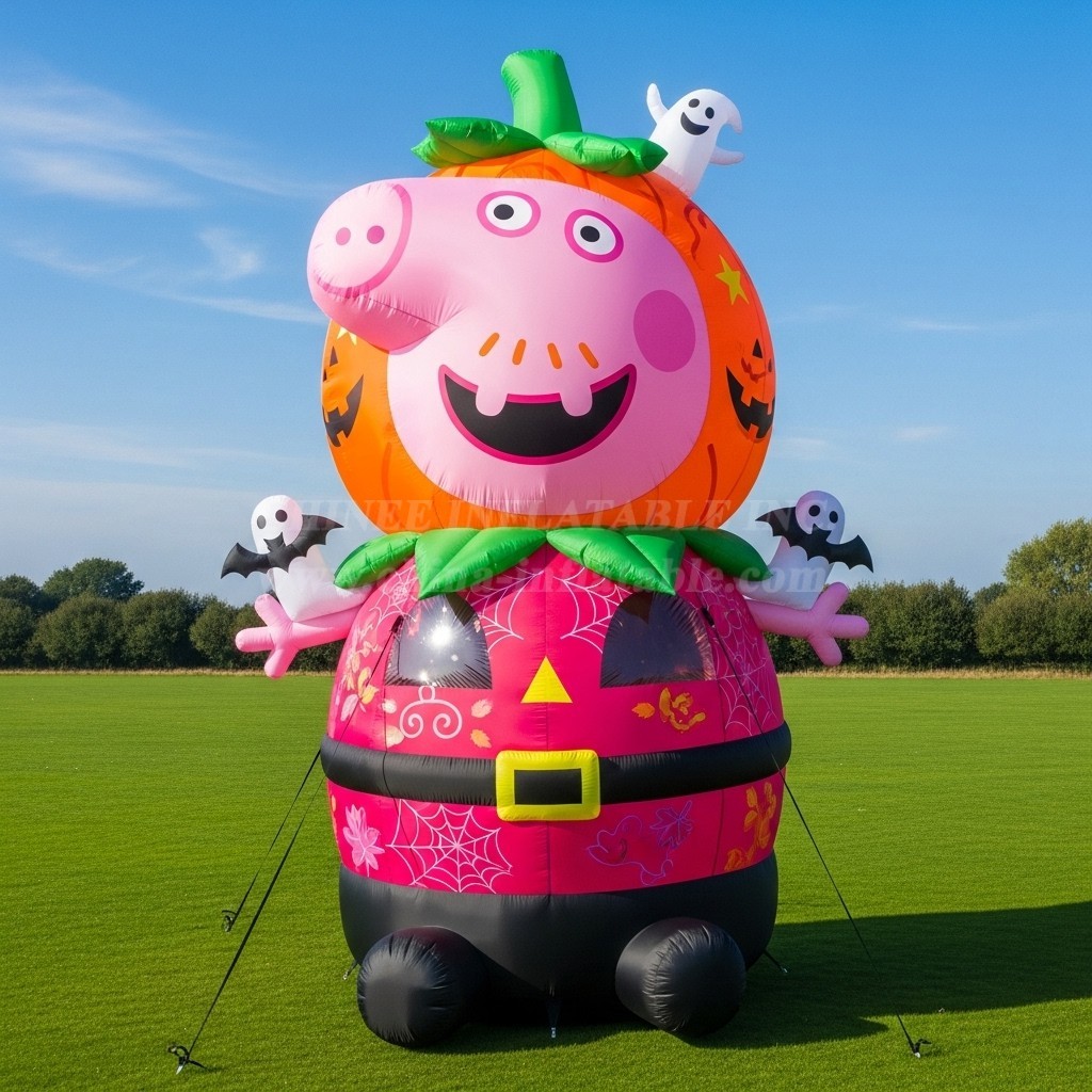 Cartoon3-383 Peppa Pig Halloween Inflatable Cartoon