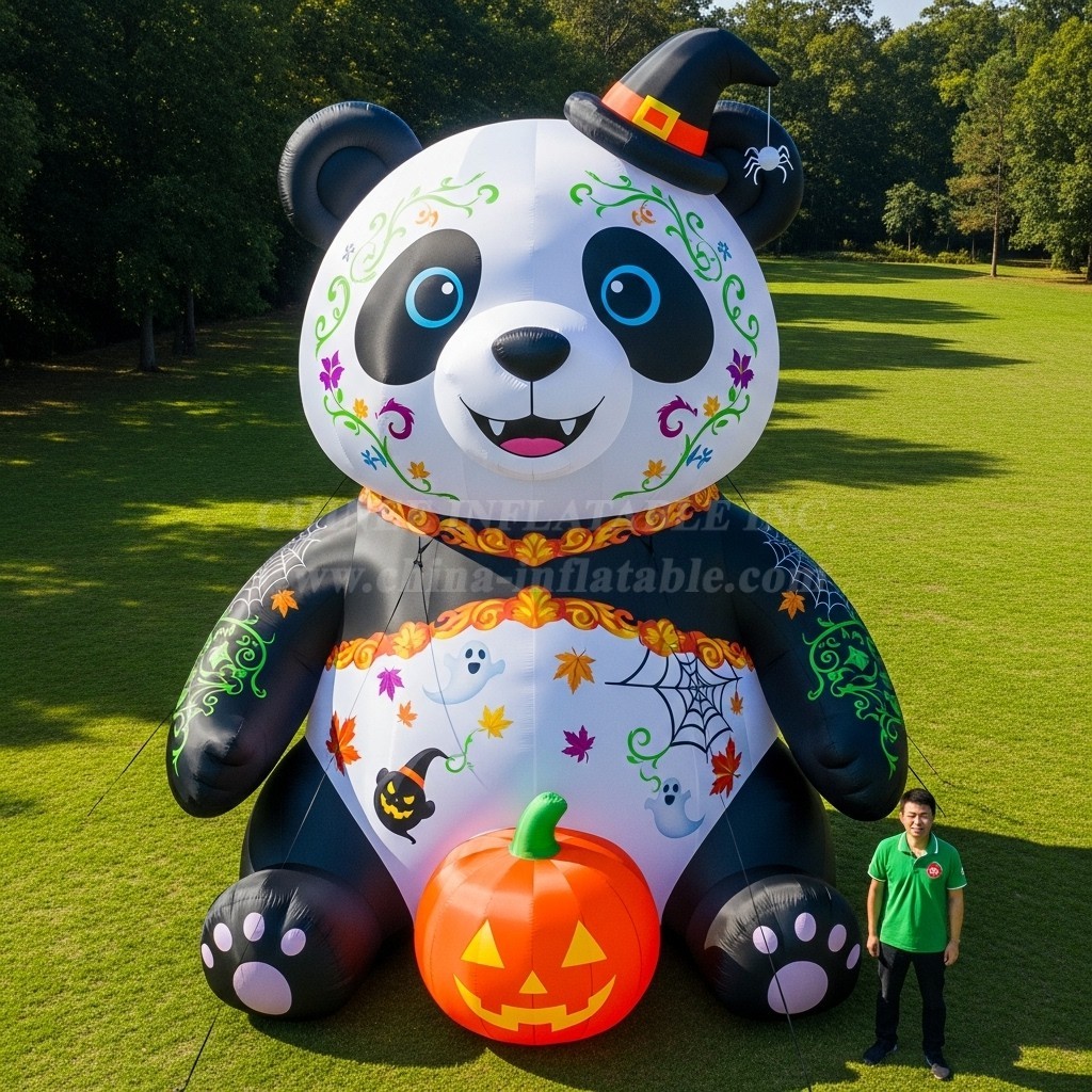 Cartoon3-387 Halloween Panda Inflatable Cartoons