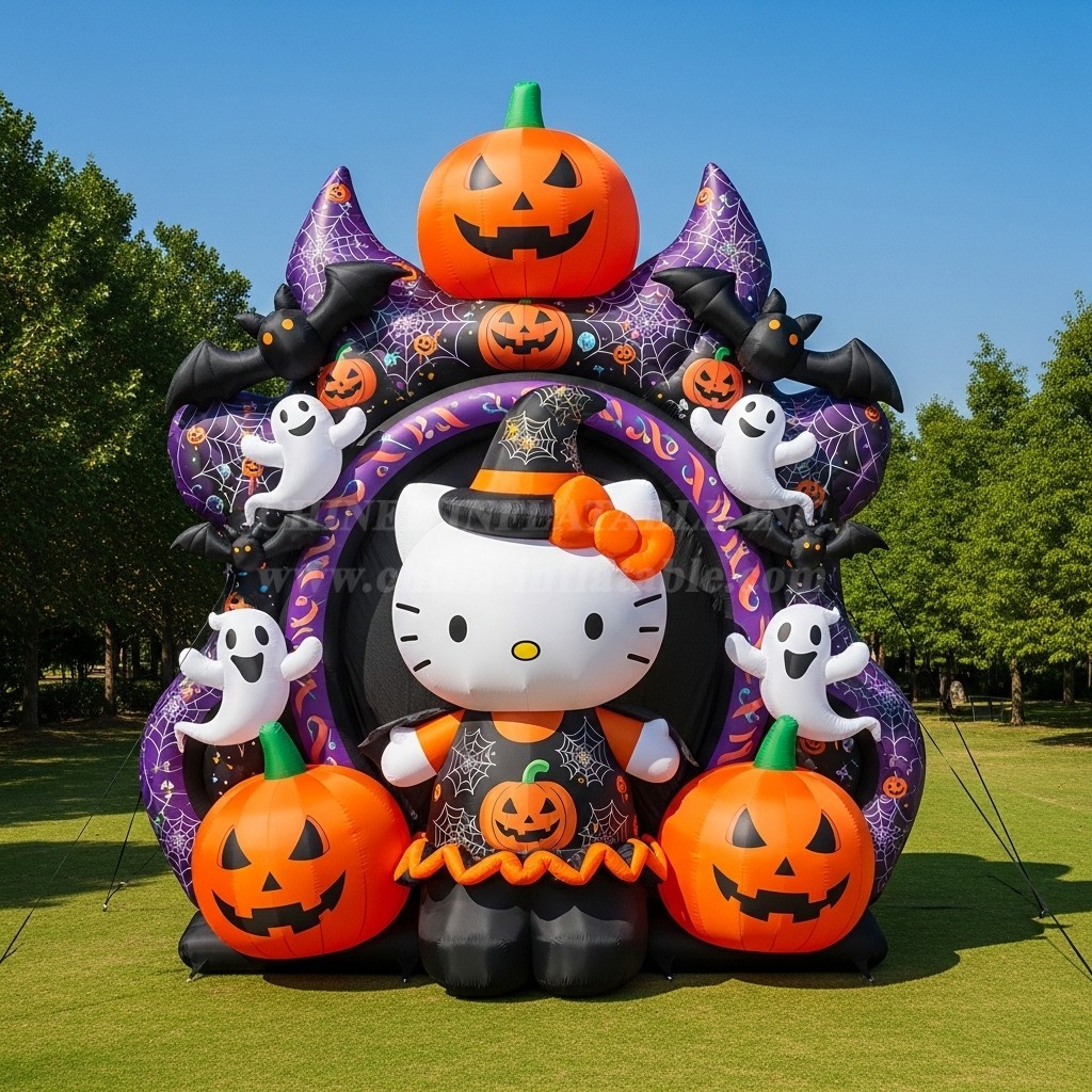 Cartoon3-388 Hello Kitty Halloween Inflatable Cartoons