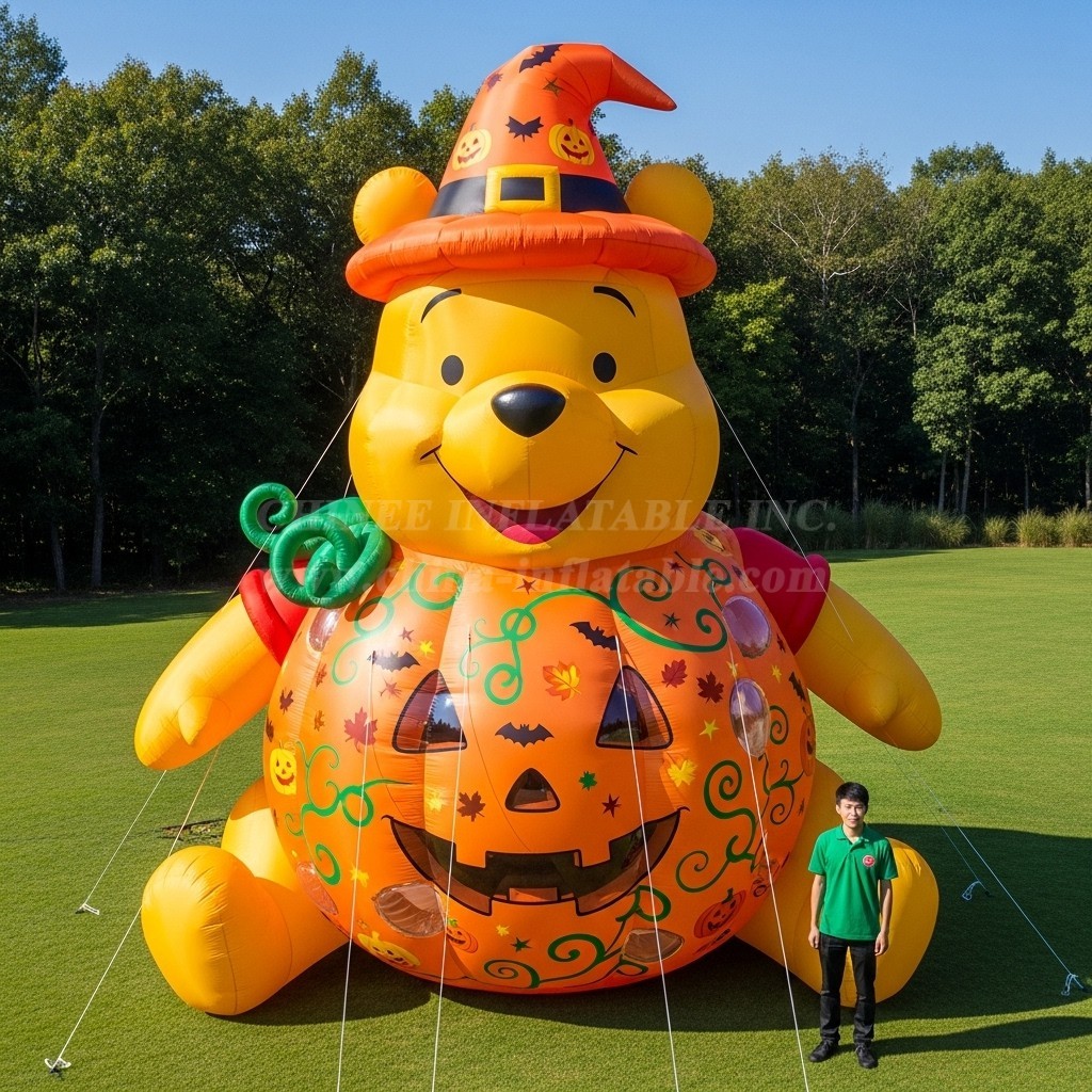 Cartoon3-392 Winnie the Pooh Halloween Inflatable Cartoons
