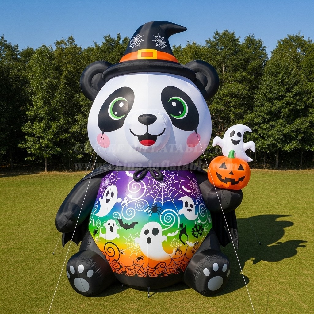 Cartoon3-398 Halloween Panda Inflatable Cartoons