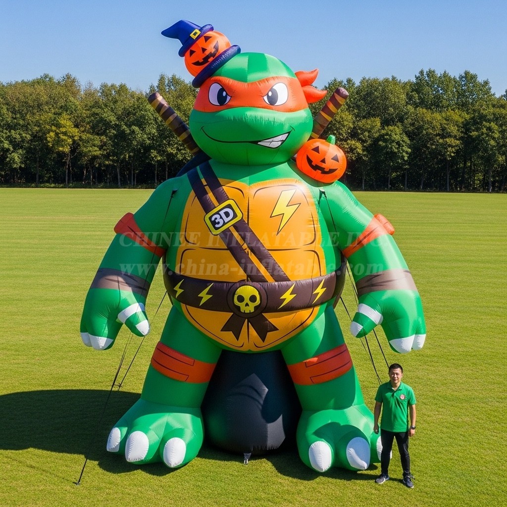 Cartoon3-402 Ninja Turtles Halloween Theme Inflatable Cartoons