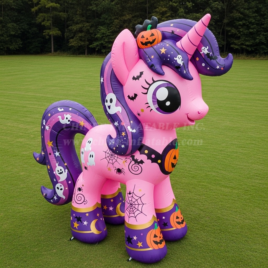 Cartoon3-403 Halloween Unicorn Inflatable Cartoons