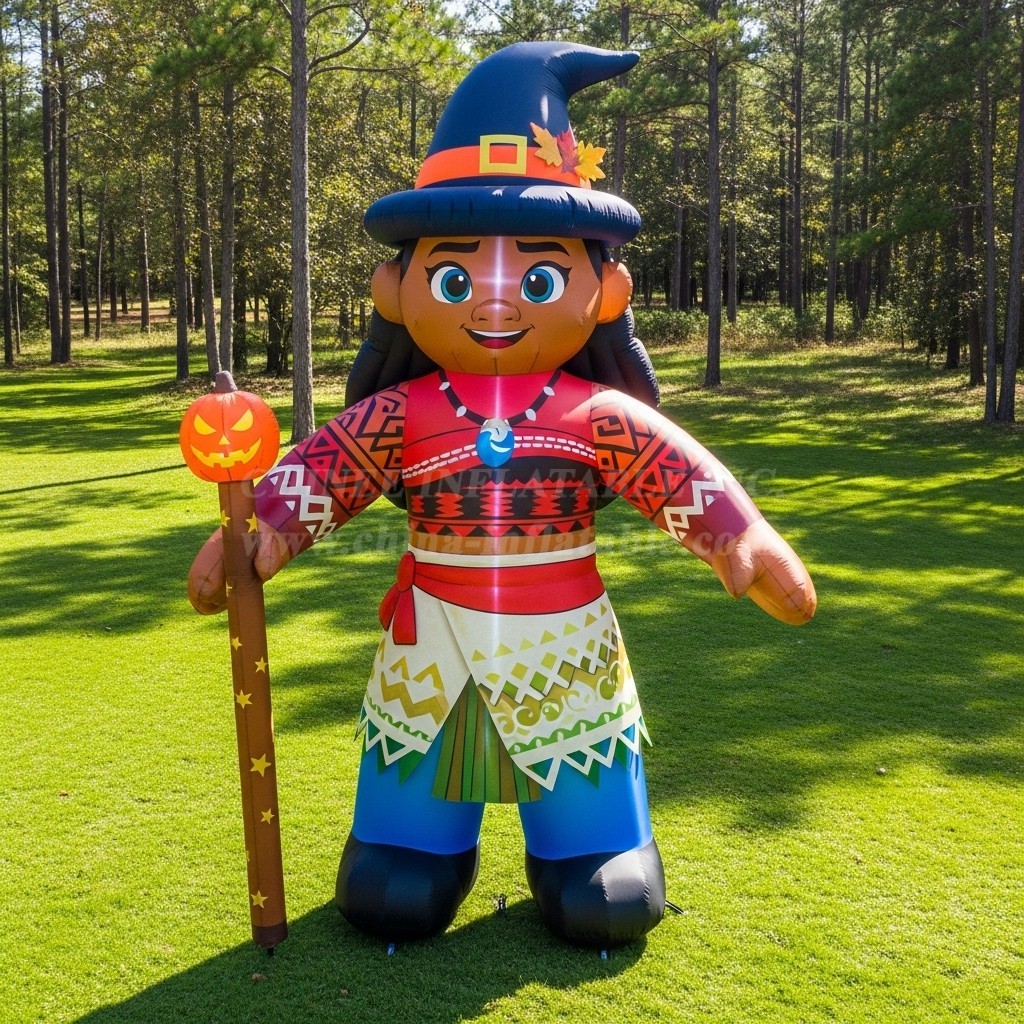 Cartoon3-413 Halloween Witch Theme Inflatable Cartoons