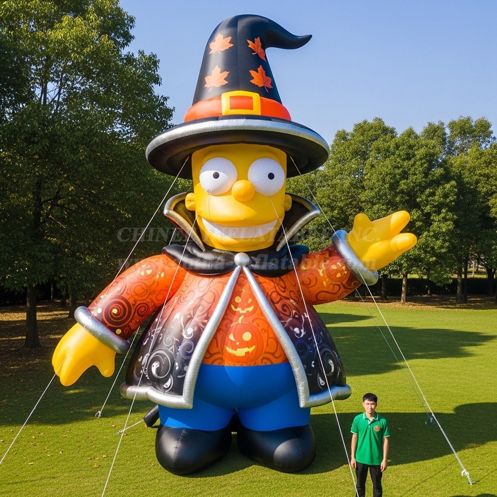 Cartoon3-414 Halloween Wizard Theme Inflatable Cartoon