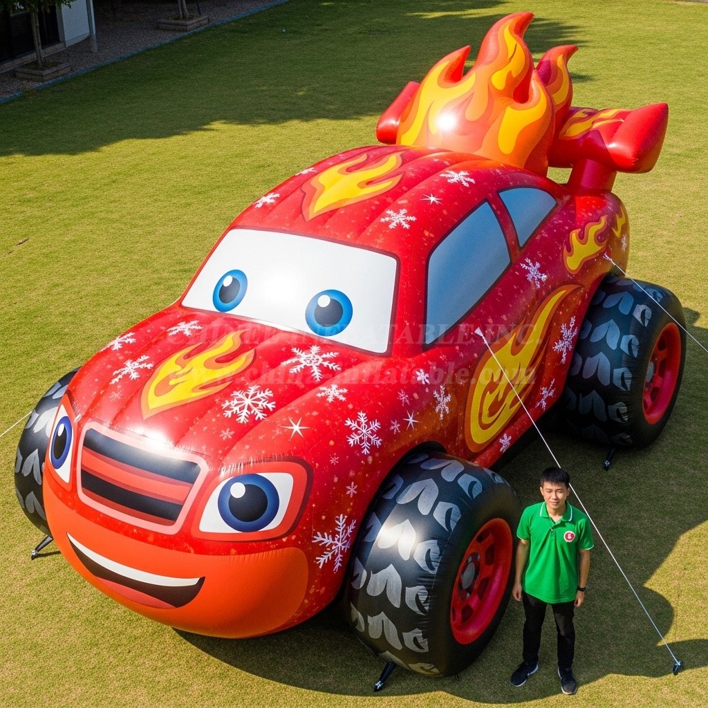 Cartoon3-448 Monster Truck Theme Inflatable Cartoons