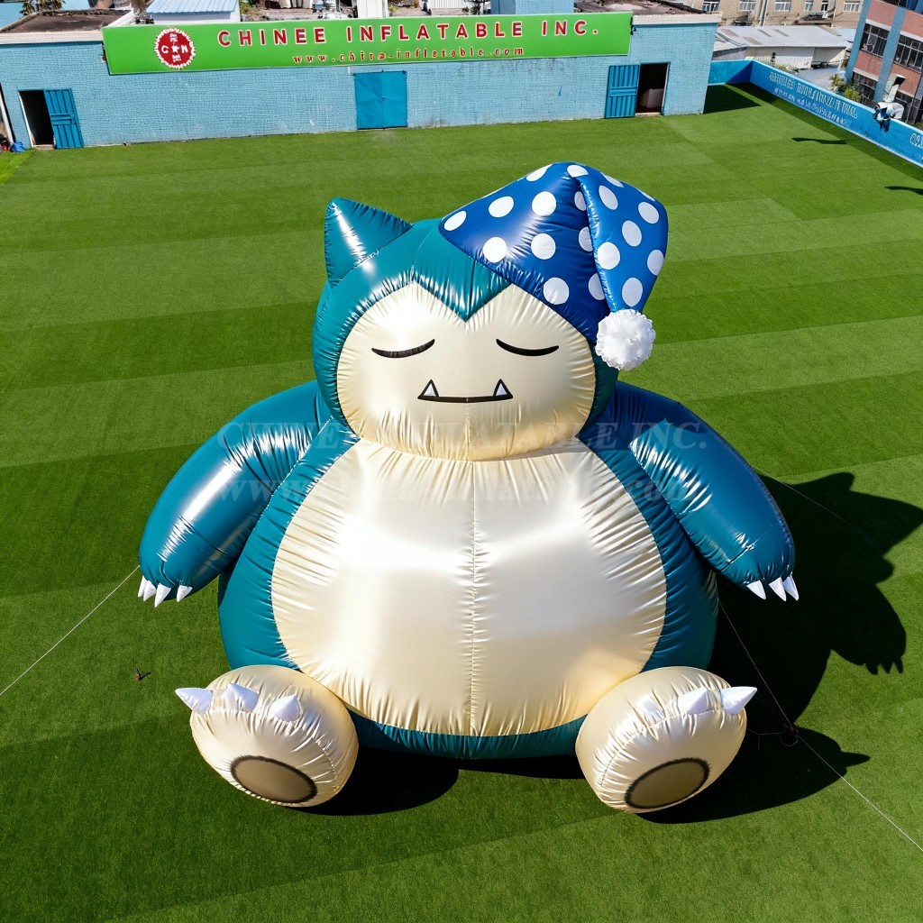 Cartoon3-458 Pokémon Snorlax Inflatable Cartoons