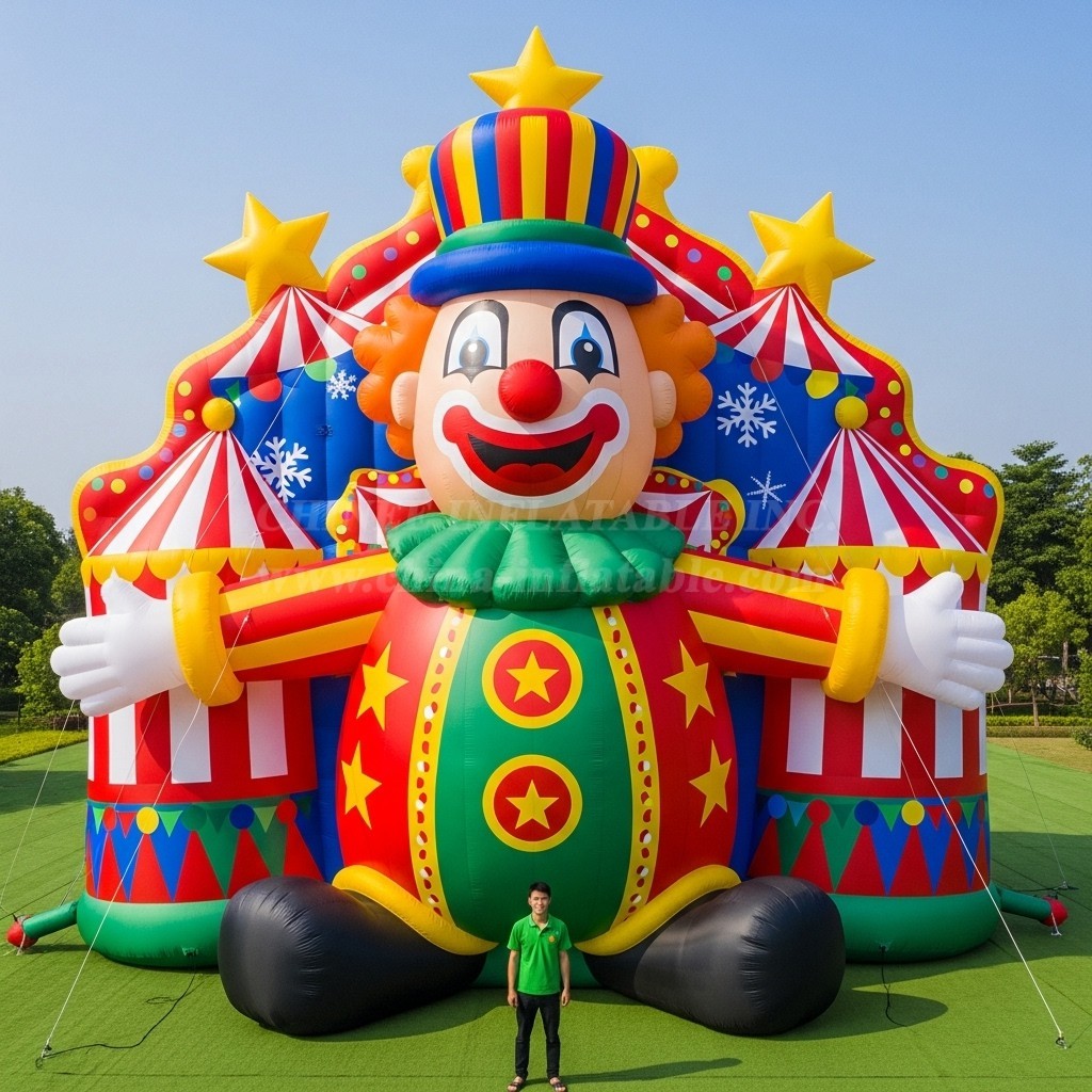 Cartoon3-513 Circus Clown Inflatable Cartoons