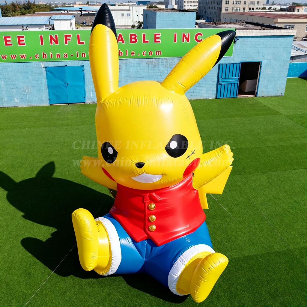 Cartoon3-534 One Piece Luffy Pokémon Pikachu Inflatable Cartoons