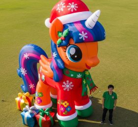 Cartoon3-537 Christmas My Little Pony Unicorn Inflatable Cartoons
