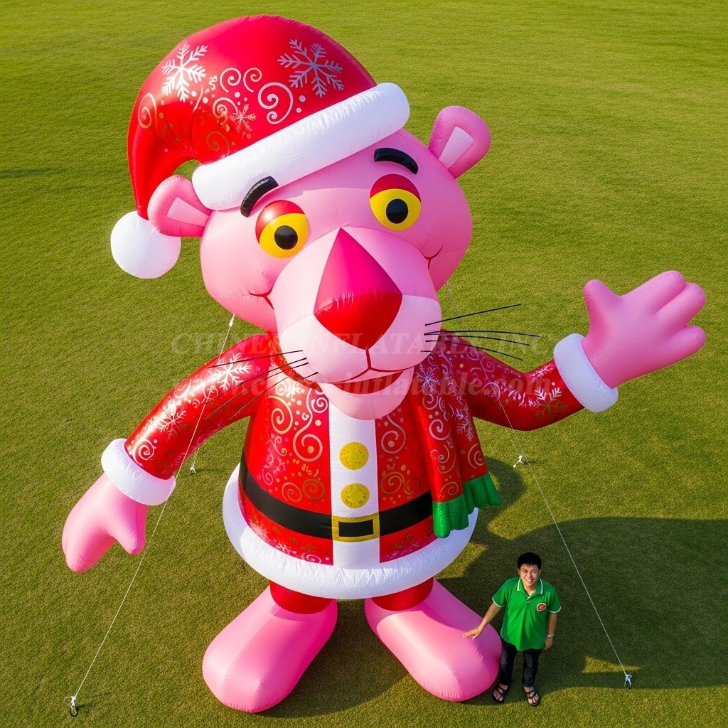 Cartoon3-549 Pink Panther Christmas Inflatable Cartoons