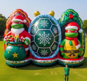 Cartoon3-551 Christmas Ninja Turtles Inflatable Cartoons