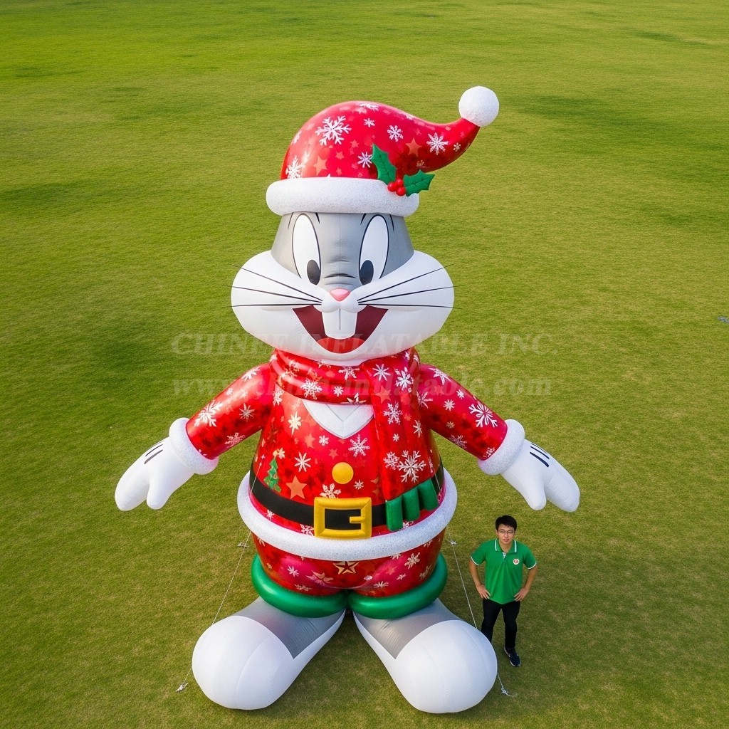 Cartoon3-552 Christmas Rabbit Inflatable Cartoons