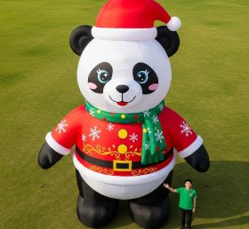 Cartoon3-554 Christmas Panda Inflatable Cartoons