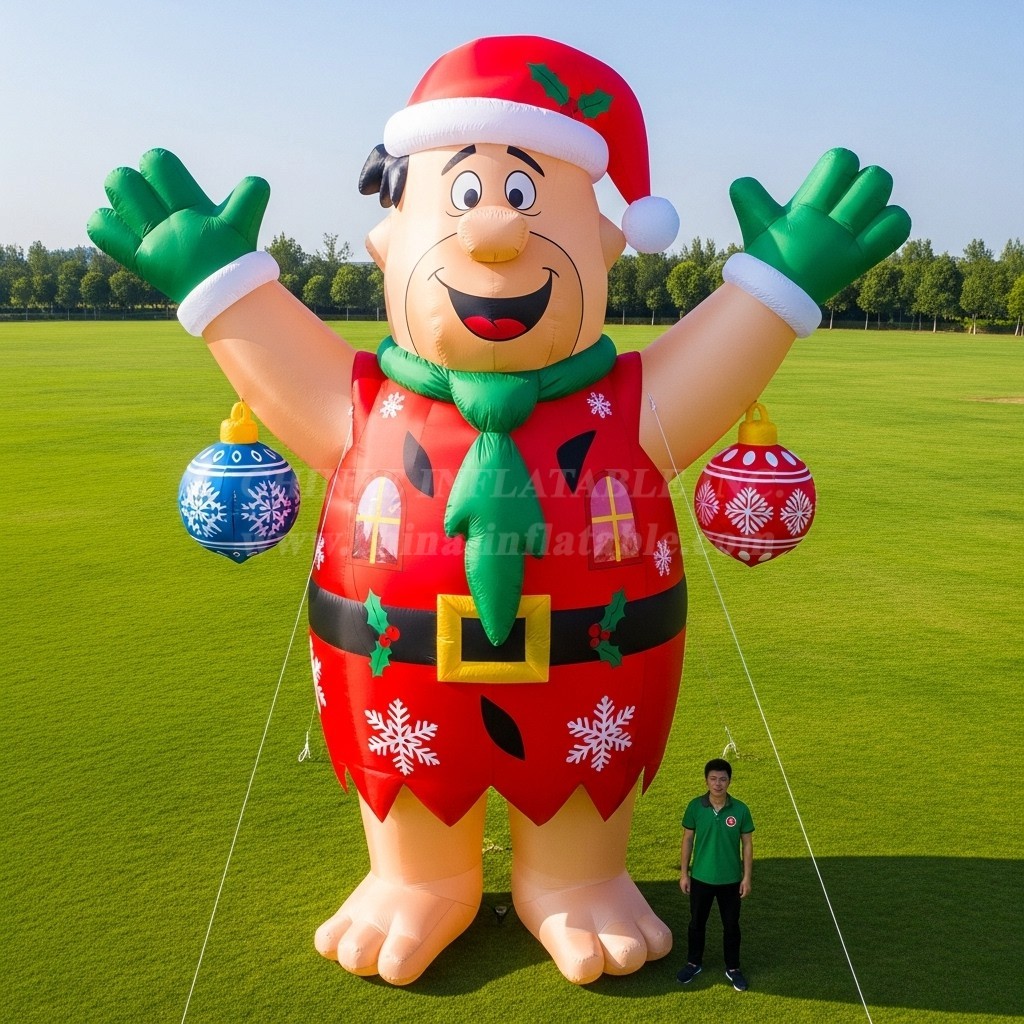 Cartoon3-558 The Flintstones Christmas Inflatable Cartoons