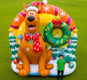 Cartoon3-565 Scooby-Doo Christmas Inflatable Cartoons