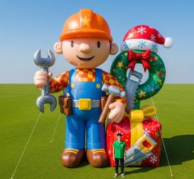 Cartoon3-568 Bob the Builder Inflatable Cartoons