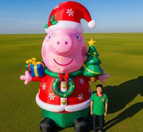 Cartoon3-574 Peppa Pig Christmas Inflatables