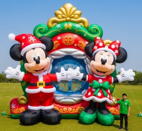 Cartoon3-577 Mickey & Minnie Christmas Event Party Decoration
