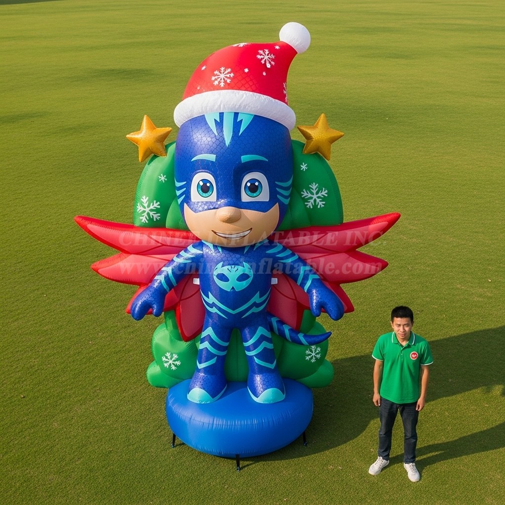 Cartoon3-594 PJ Masks Christmas Inflatable Cartoon