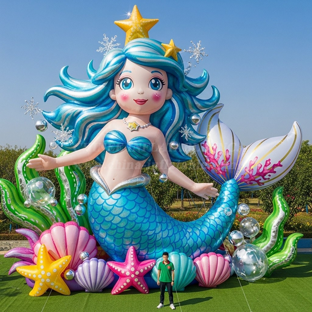 Cartoon3-595 Mermaid Inflatable Cartoon