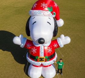 Cartoon3-604 Snoopy Christmas Inflatable Cartoon
