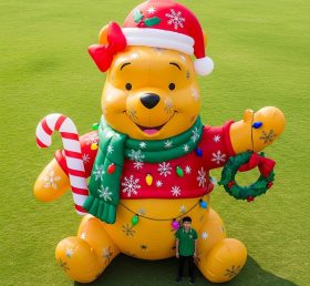 Cartoon3-621 Christmas Bear Inflatable Cartoons