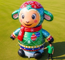 Cartoon3-623 Christmas Timmy Time Sheep Inflatable Cartoons