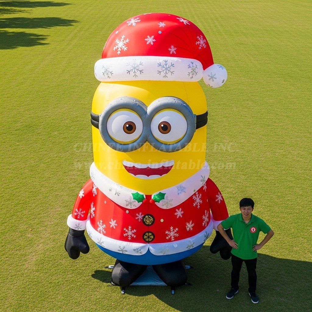 Cartoon3-624 Minions Christmas Inflatable Cartoons