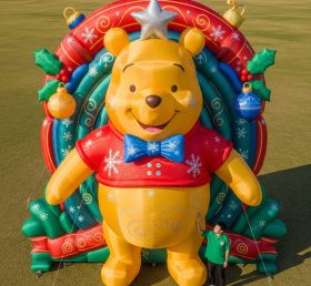 Cartoon3-637 Winnie the Pooh Christmas Inflatable Cartoons