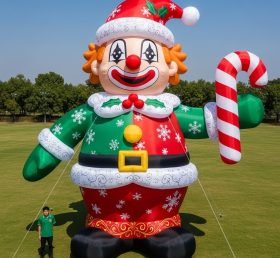 Cartoon3-646 Christmas Clown Inflatable Cartoons