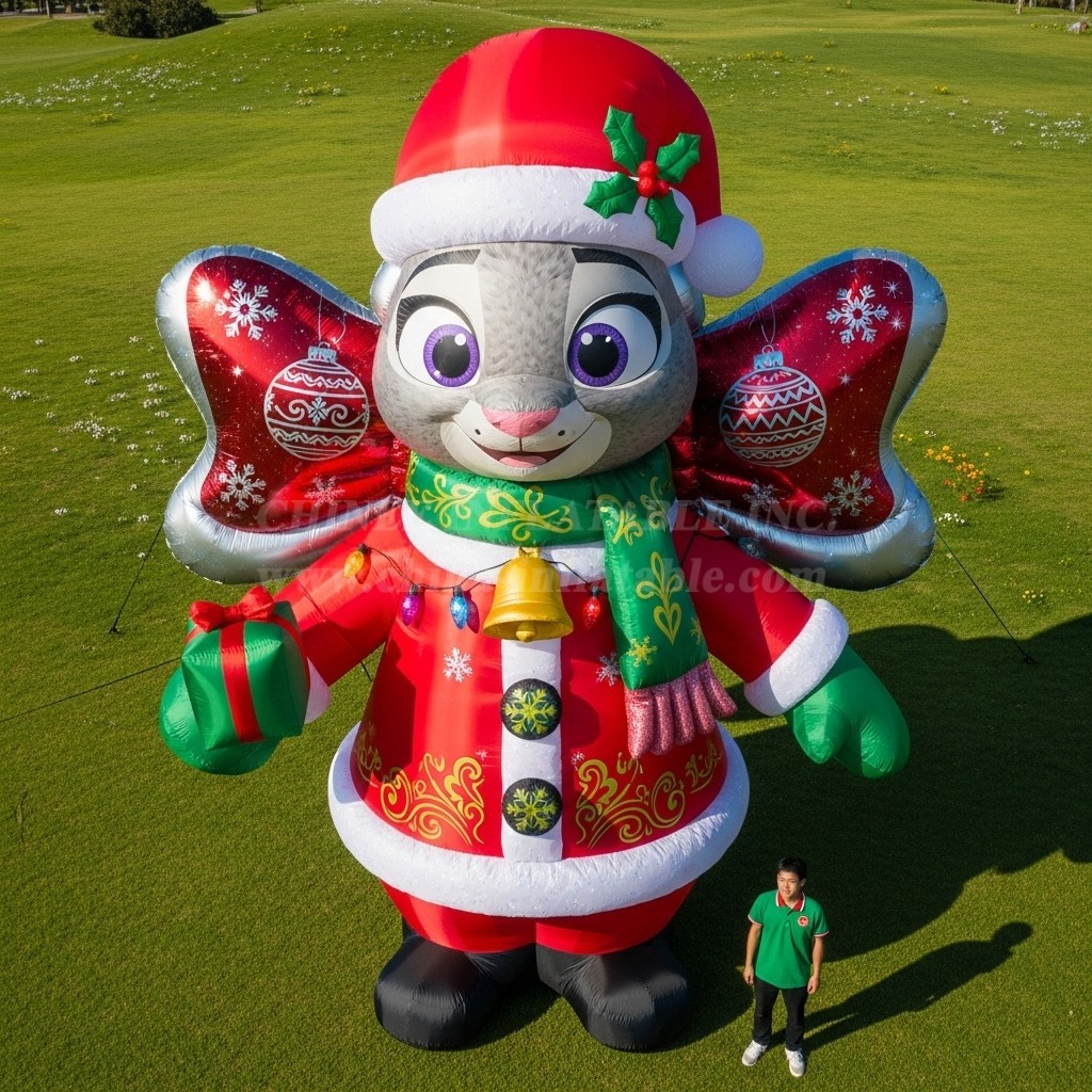 Cartoon3-647 Christmas Zootopia Rabbit Inflatable Cartoons
