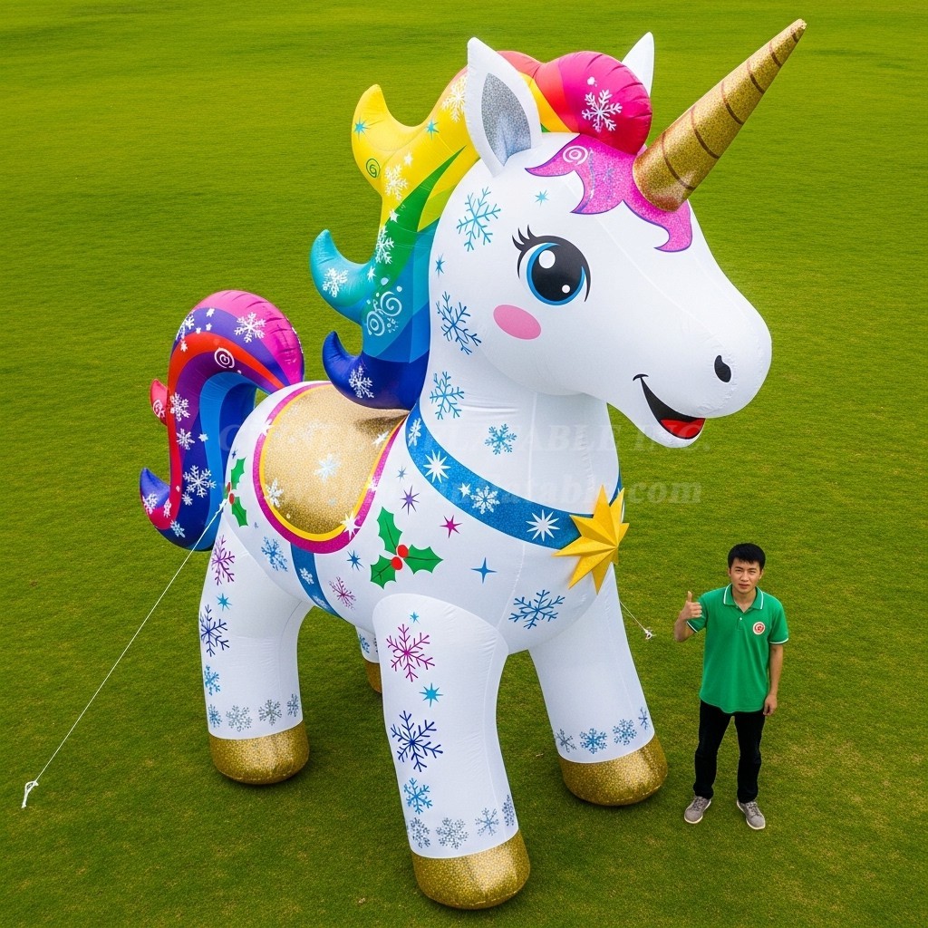 Cartoon3-653 Unicorn Inflatable Cartoons