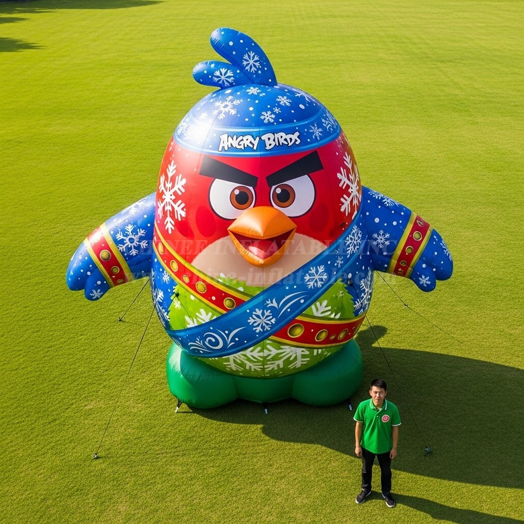 Cartoon3-656 Christmas Angry Birds Inflatable Cartoon
