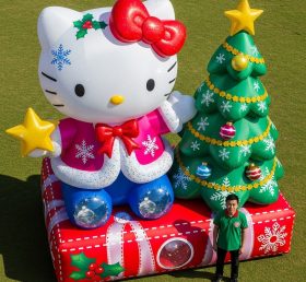 Cartoon3-657 Hello Kitty Christmas Inflatables