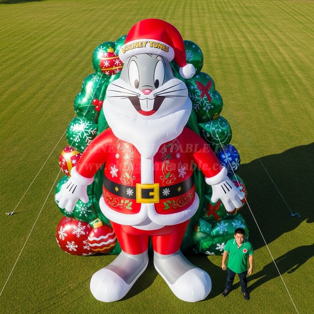 Cartoon3-667 Looney Tunes Santa Inflatable Cartoons