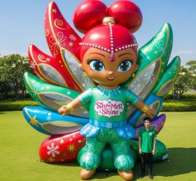 Cartoon3-672 Shimmer & Shine Inflatable Cartoons