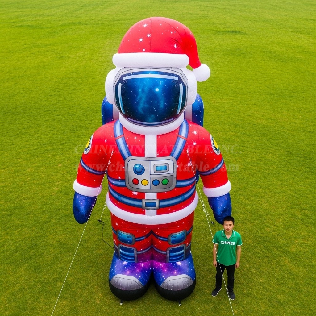 Cartoon3-675 Santa Astronaut Inflatable Cartoons