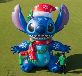 Cartoon3-676 Lilo & Stitch Christmas Inflatable Cartoon