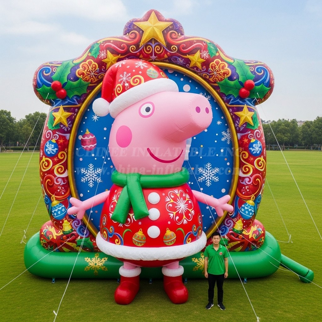 Cartoon3-683 Peppa Pig Inflatable Cartoons