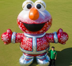 Cartoon3-686 Christmas Theme Tickle Me Elmo Inflatable Cartoon
