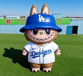 Cartoon3-693 Pop Mart Labubu Baseball Mascot Inflatable Cartoons