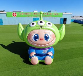 Cartoon3-694 Pop Mart Labubu Alien Theme Inflatable Cartoons