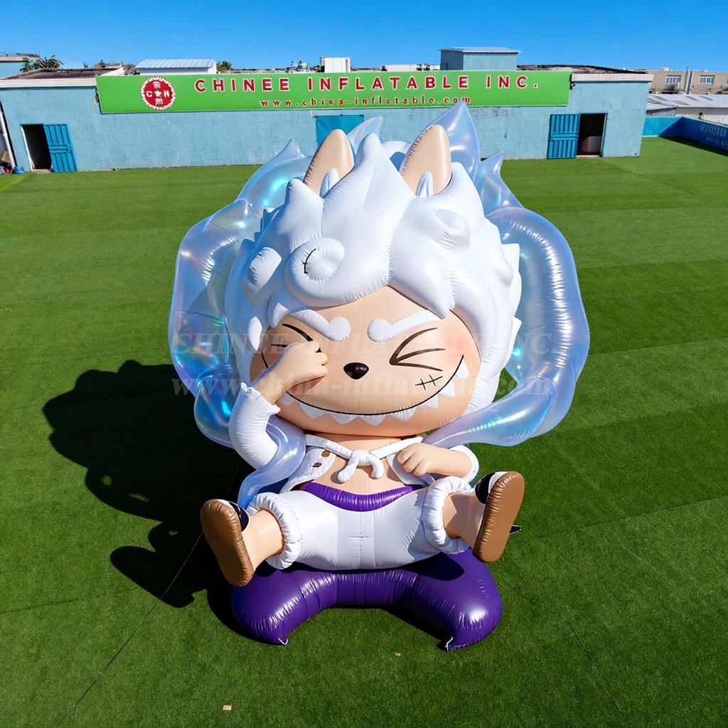 Cartoon3-698 Pop Mart Labubu Luffy Inflatable Cartoon