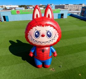 Cartoon3-713 Pop Mart Labubu Spider-Man Theme Inflatable Cartoons