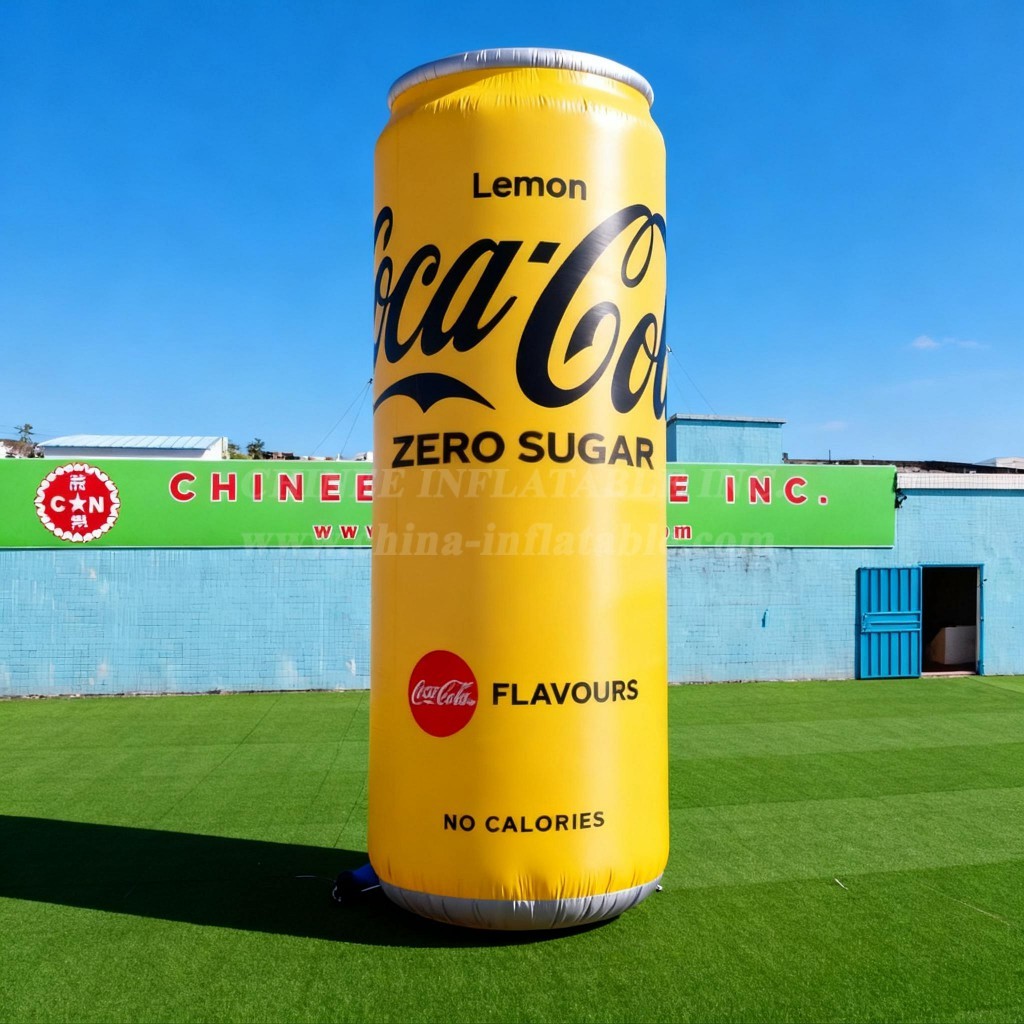 Cartoon3-720 Zero Sugar Coca-Cola Can Inflatable Model Product